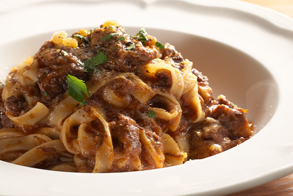 ミートソースパスタ